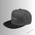 Load image into Gallery viewer, Charcoal Grey Godaholic Snapback Hat with Unique Design, Casual Cap, Streetwear Accessory, Gift for Him/Her, Fashionable Headwear