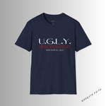Load image into Gallery viewer, Navy Indigo U.G.L.Y Unisex Softstyle T-Shirt