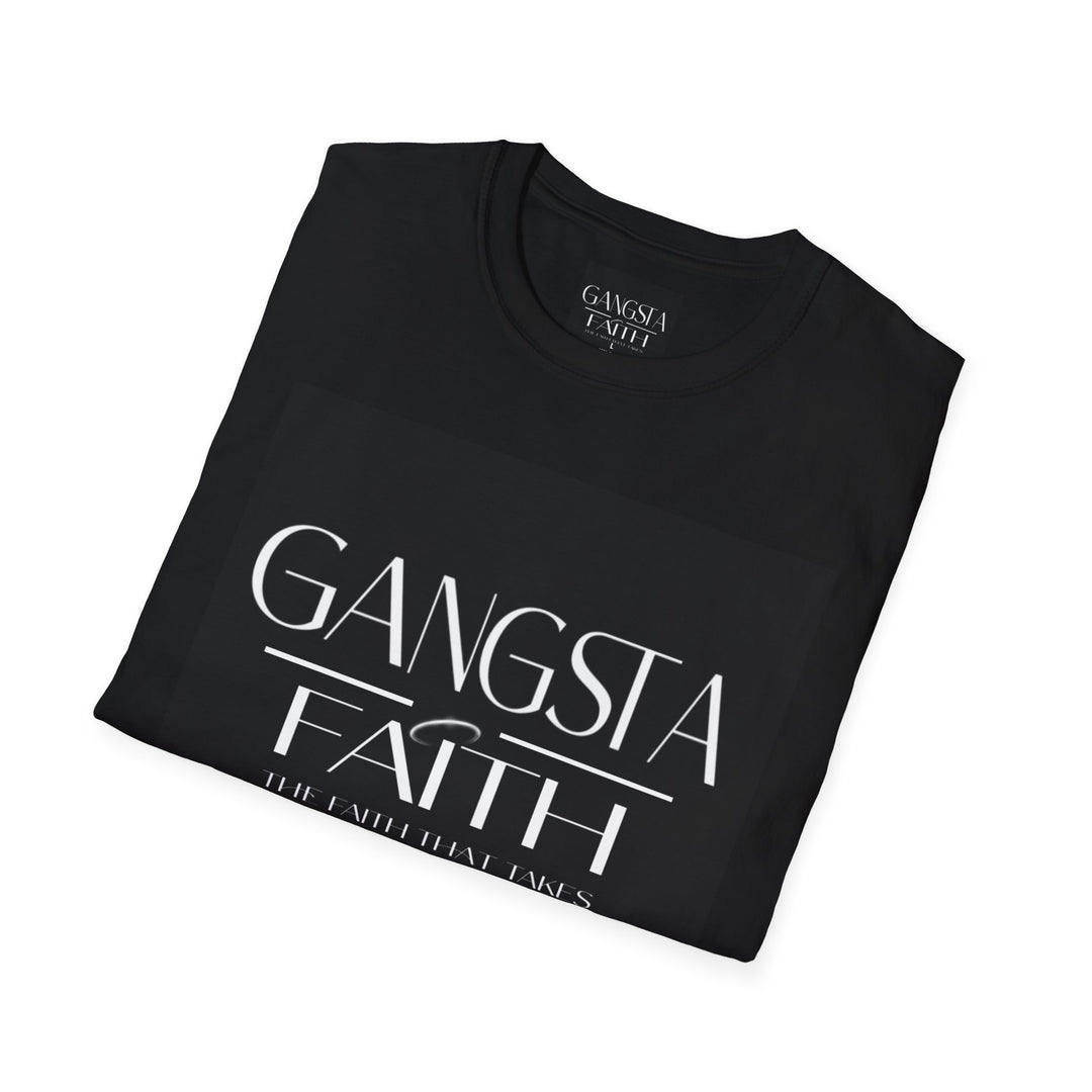 Slylish Gangsta Faith Unisex Christian T-Shirt Black