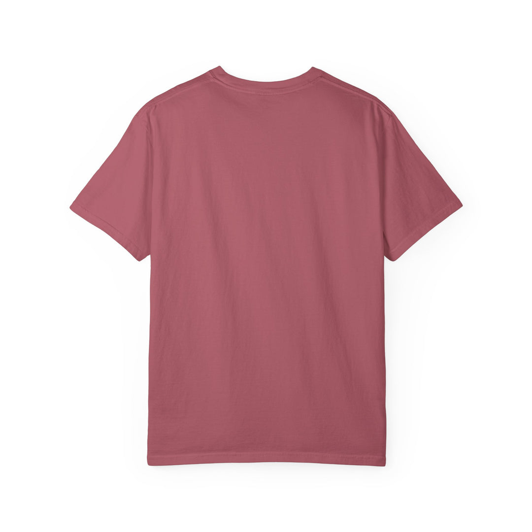 Crimson Get Paid In Jesus Name Unisex Garment-Dyed T-shirt