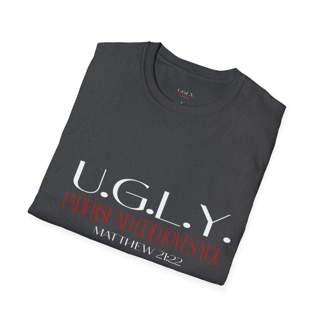 Dark Heather Indigo U.G.L.Y Unisex Softstyle T-Shirt