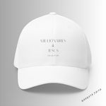 Load image into Gallery viewer, White Millionaires 4 Jesus Embroidered Cap, Spiritual Headwear, Gift for Faith-Based Events, Daily Wear, Adjustable Closure Hat
