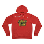 Load image into Gallery viewer, Gangsta Faith Pullover Hoodie — "The Faith That Takes" Crown Inspirational Hoodie Bella Canvas