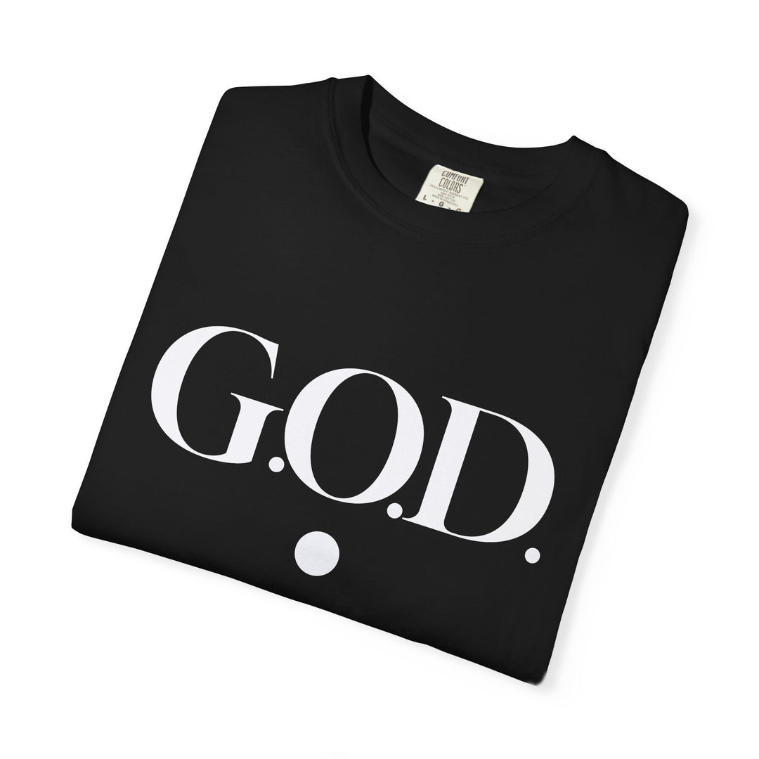 GOD.COM Unisex Garment-Dyed T-shirt