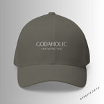 Load image into Gallery viewer, Olive Godaholic Embroidered Cap, Spiritual Headwear, Gift for Faith-Based Events, Daily Wear, Adjustable Closure Hat