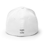 Load image into Gallery viewer, White G.O.D. Embroidered Cap, Spiritual Headwear, Gift for Faith-Based Events, Daily Wear, Adjustable Closure Hat