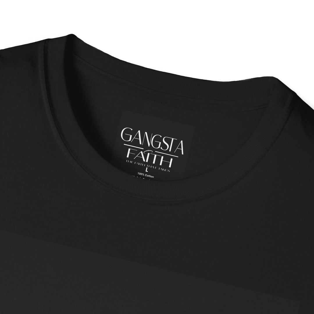 Slylish Gangsta Faith Unisex Christian T-Shirt Black