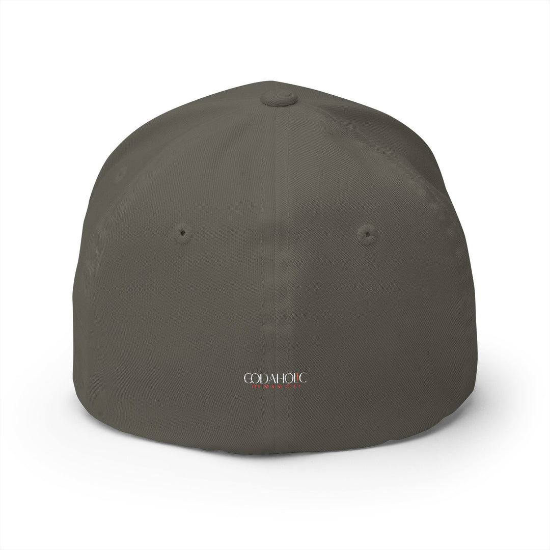 Olive Godaholic Embroidered Cap, Spiritual Headwear, Gift for Faith-Based Events, Daily Wear, Adjustable Closure Hat