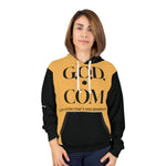 Load image into Gallery viewer, GOD.COM Unisex Hoodie - God Overcomes Discrimination Design