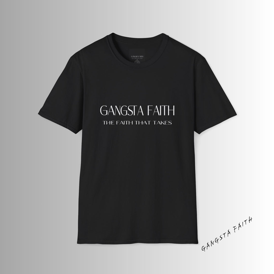 Slylish Gangsta Faith Unisex Christian T-Shirt Black