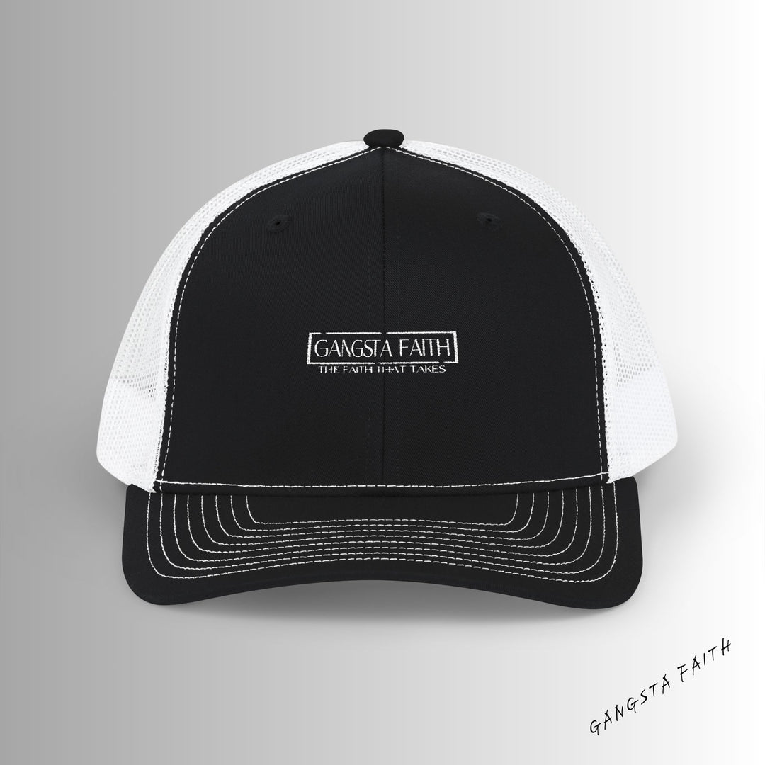 Crown Embroidered Snapback Trucker Faith Cap