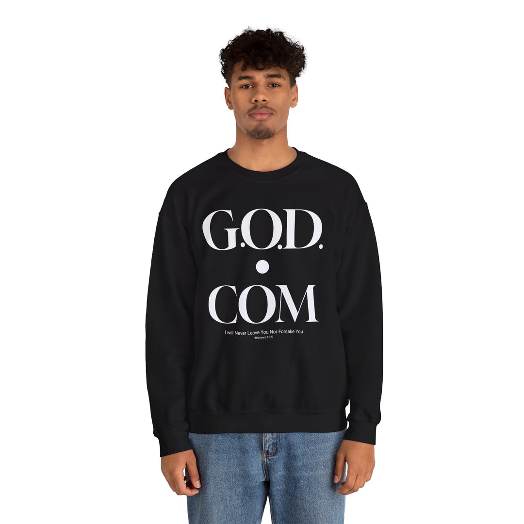 GOD.COM Unisex Heavy Blend™ Crewneck Sweatshirt
