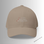 Load image into Gallery viewer, khaki God Overcomes Discrimination Embroidered Cap, Spiritual Headwear, Gift for Faith-Based Events, Daily Wear, Adjustable Closure Hat