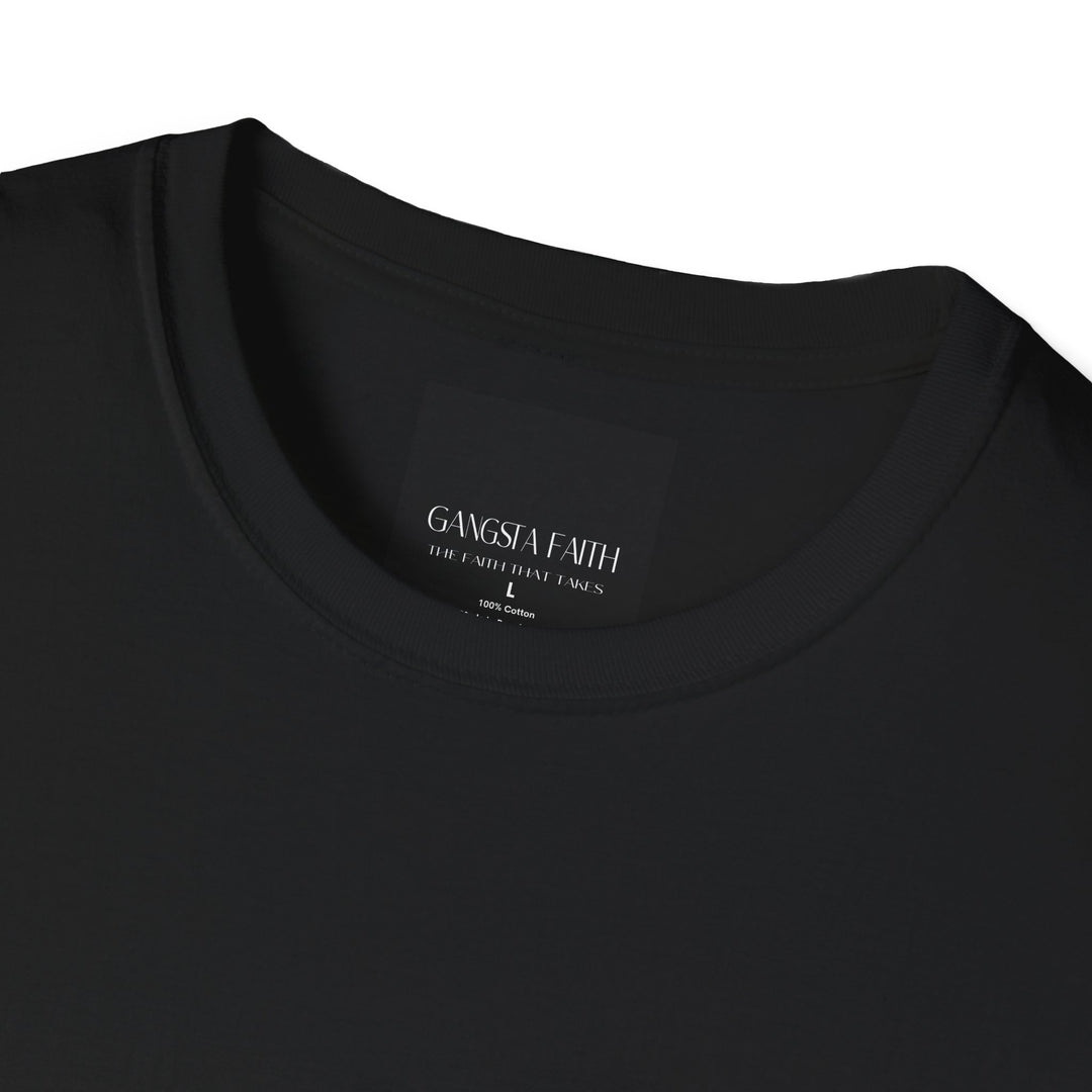 Slylish Gangsta Faith Unisex Christian T-Shirt Black
