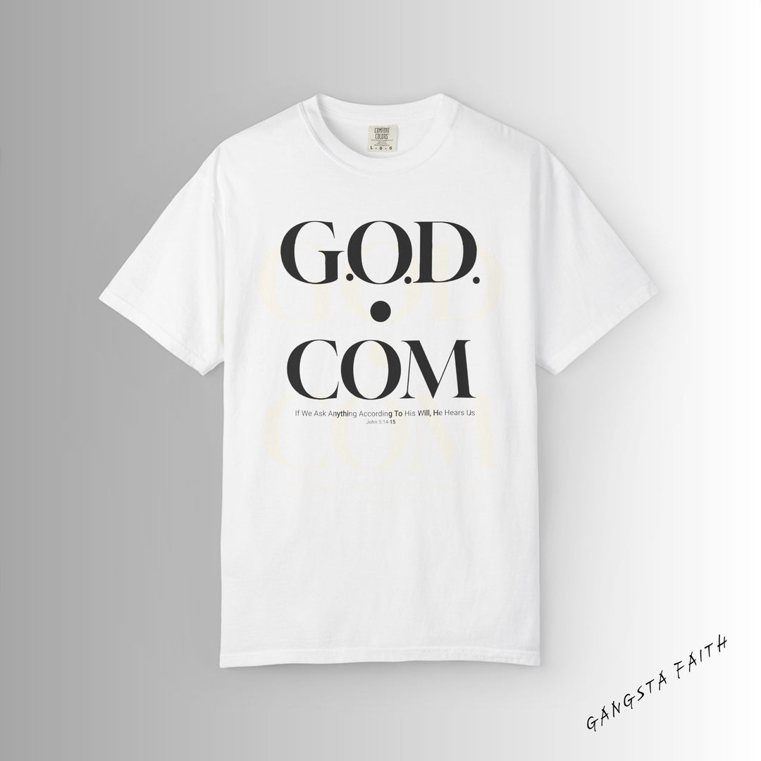GOD.COM Unisex Garment-Dyed T-shirt