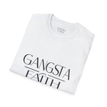 Load image into Gallery viewer, Slylish Gangsta Faith Unisex Christian T-Shirt White