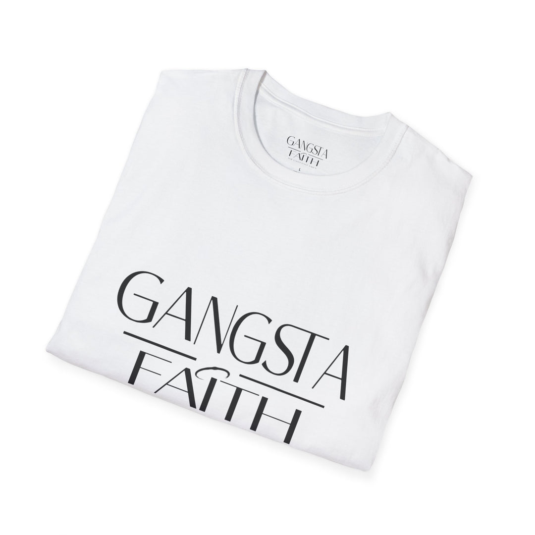 Slylish Gangsta Faith Unisex Christian T-Shirt White