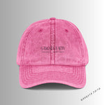 Load image into Gallery viewer, Vintage Embroidered Cap - Gangsta Faith | Stylish Pink Baseball Hat