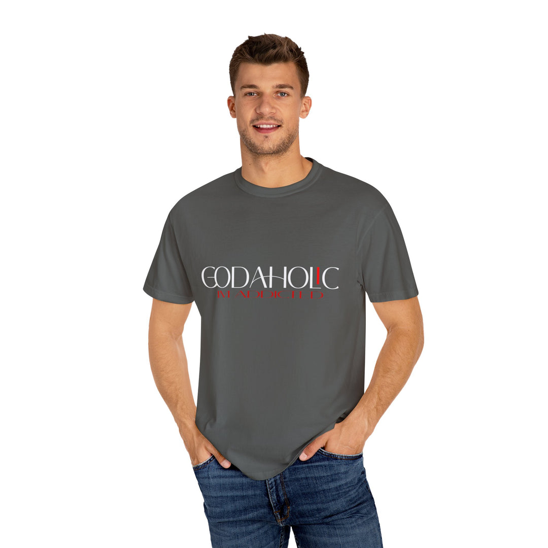Pepper Godaholic Unisex Garment-Dyed T-shirt.