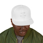 Load image into Gallery viewer, White Get Paid In Jesus Name Snapback Hat with Unique Design, Casual Cap, Streetwear Accessory, Gift for Him/Her, Fashionable Headwear