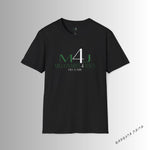 Load image into Gallery viewer, Black M4J/Millionaires for Jesus  Unisex Softstyle T-Shirt White & Black