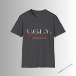 Load image into Gallery viewer, Dark Heather Indigo U.G.L.Y Unisex Softstyle T-Shirt