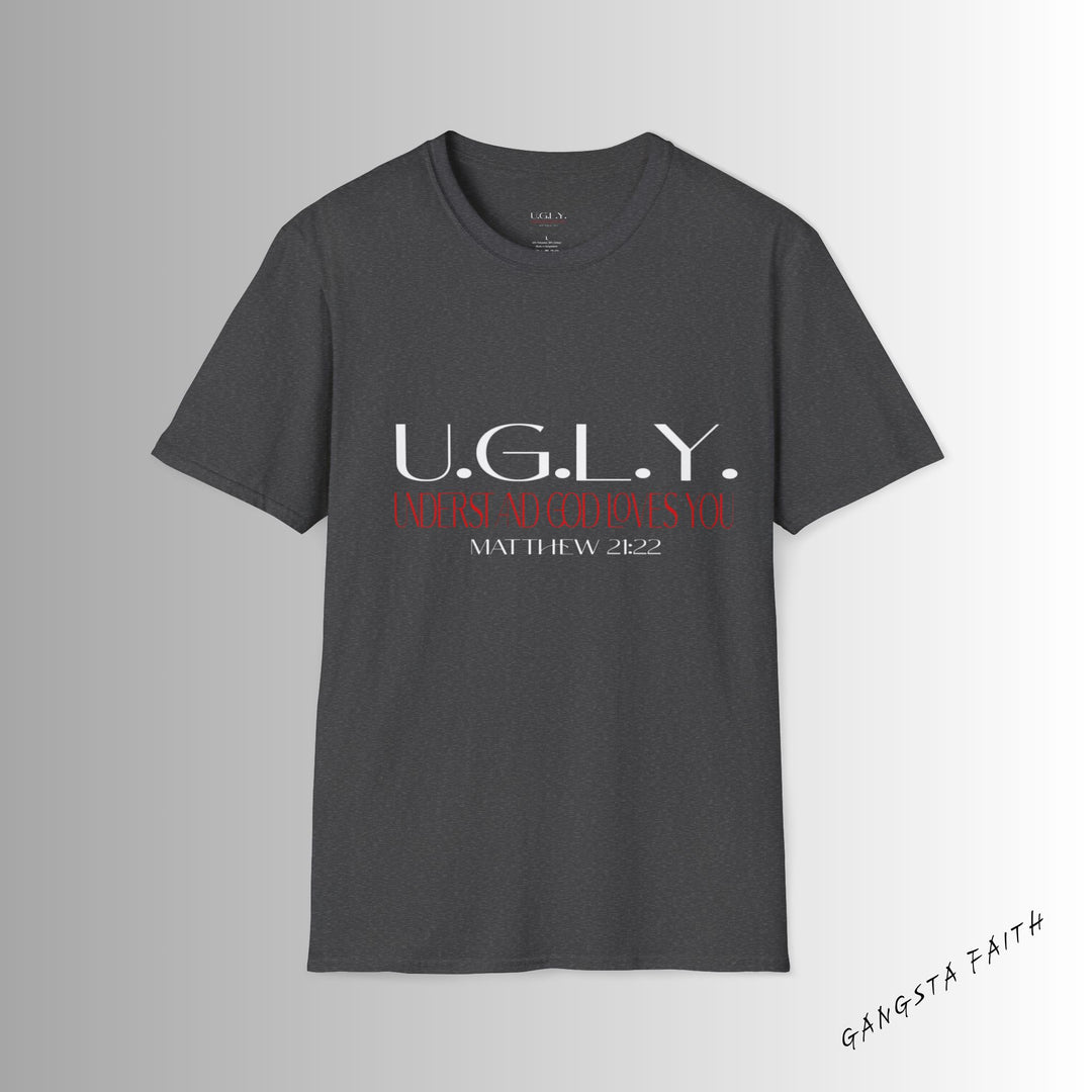Dark Heather Indigo U.G.L.Y Unisex Softstyle T-Shirt