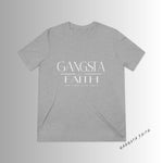 Load image into Gallery viewer, Gangsta Faith Tee — "The Faith That Takes" Christian Graphic Halo T‑Shirt