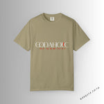 Load image into Gallery viewer, Khaki Godaholic Unisex Garment-Dyed T-shirt
