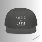 Load image into Gallery viewer, G.O.D. Grey Snapback Hat with Unique Design, Casual Cap, Streetwear Accessory, Gift for Him/Her, Fashionable Headwear