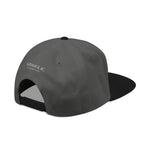 Load image into Gallery viewer, Charcoal Grey Godaholic Snapback Hat with Unique Design, Casual Cap, Streetwear Accessory, Gift for Him/Her, Fashionable Headwear