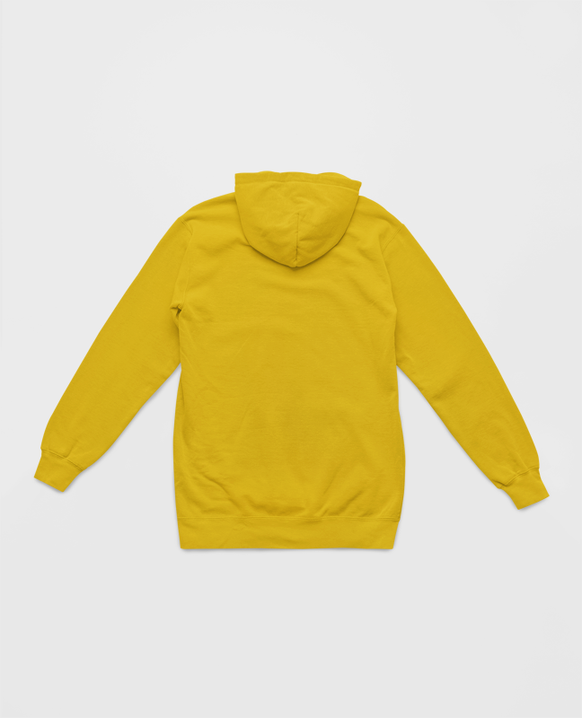 Gangsta Faith Unisex Pullover Christian Hoodie - Bold Yellow Design for Faith and Empowerment