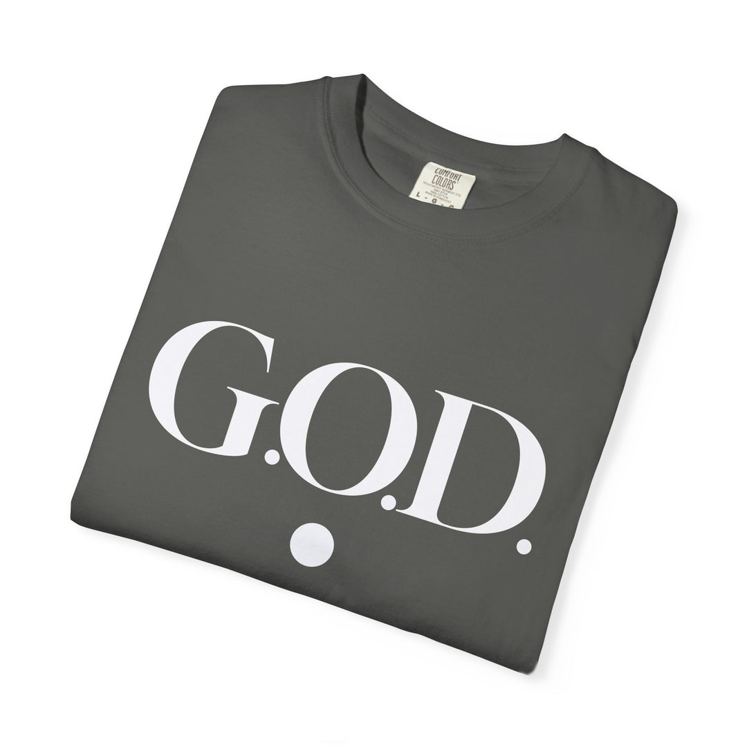 GOD.COM Unisex Garment-Dyed T-shirt