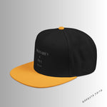 Load image into Gallery viewer, Black & Gold Embroidered M4J Snapback Hat with Unique Design, Casual Cap, Streetwear Accessory, Gift for Him/Her, Fashionable Headwear