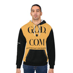 Load image into Gallery viewer, GOD.COM Unisex Hoodie - God Overcomes Discrimination Design