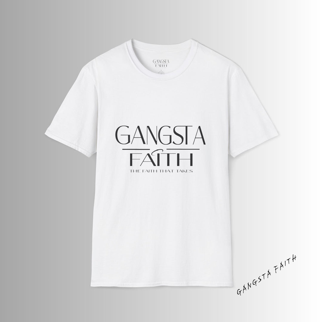 Slylish Gangsta Faith Unisex Christian T-Shirt White