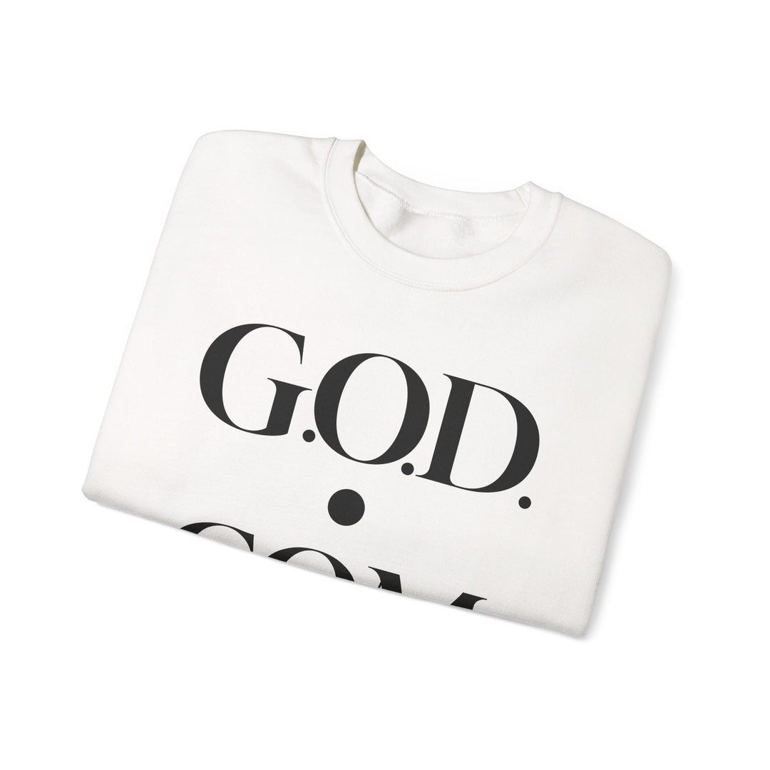 GOD.COM Unisex Heavy Blend™ Crewneck Sweatshirt