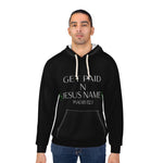 Load image into Gallery viewer, Black Get Paid in Jesus Unisex Pullover Hoodie