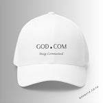 Load image into Gallery viewer, White G.O.D. Embroidered Cap, Spiritual Headwear, Gift for Faith-Based Events, Daily Wear, Adjustable Closure Hat