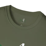 Load image into Gallery viewer, Military Green M4J/Millionaires for Jesus  Unisex Softstyle T-Shirt White & Black