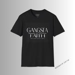 Load image into Gallery viewer, Slylish Gangsta Faith Unisex Christian T-Shirt Black