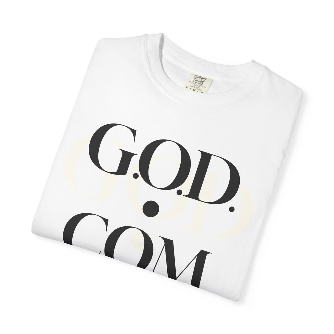GOD.COM Unisex Garment-Dyed T-shirt