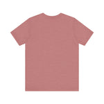 Load image into Gallery viewer, Heather Mauve G.O.D. Short Sleeve Tee | Casual Unisex Wear, Spiritual Fashion, Gift for Friends, Everyday Comfort, Stylish Statement