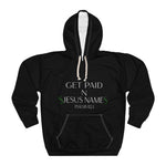 Load image into Gallery viewer, Black Get Paid in Jesus Unisex Pullover Hoodie