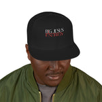 Load image into Gallery viewer, Black Embroidered Snapback Hat with Unique Design, Casual Cap, Streetwear Accessory, Gift for Him/Her, Fashionable Headwear