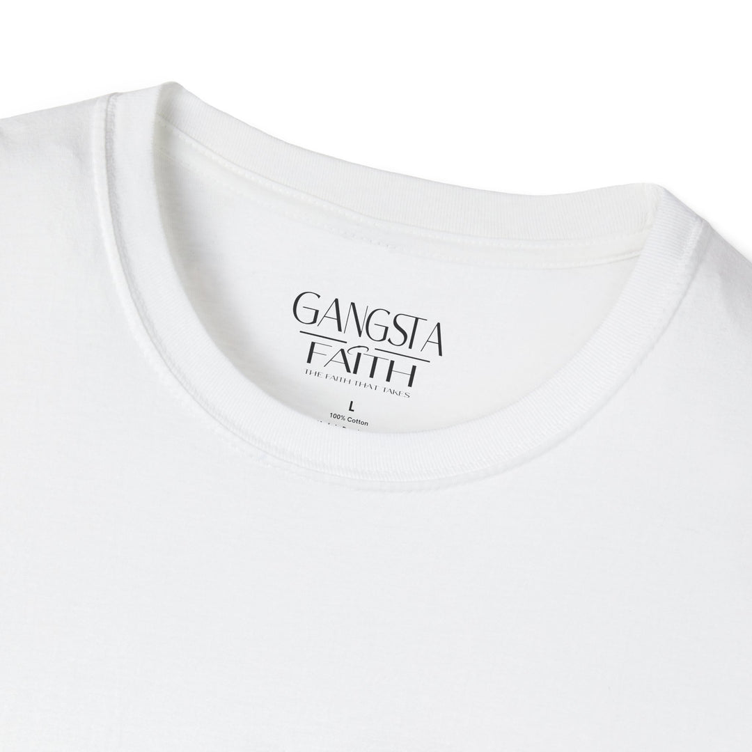 Slylish Gangsta Faith Unisex Christian T-Shirt White