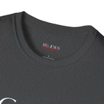 Load image into Gallery viewer, Dark Heather Big Jesus Enegry Unisex Softstyle T-Shirt..