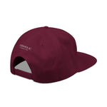 Load image into Gallery viewer, Burgundy Godaholic Snapback Hat with Unique Design, Casual Cap, Streetwear Accessory, Gift for Him/Her, Fashionable Headwear