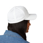 Load image into Gallery viewer, White G.O.D. Embroidered Cap, Spiritual Headwear, Gift for Faith-Based Events, Daily Wear, Adjustable Closure Hat