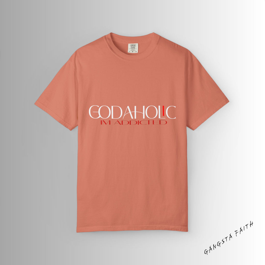Terracotta Godaholic Unisex Garment-Dyed T-shirt